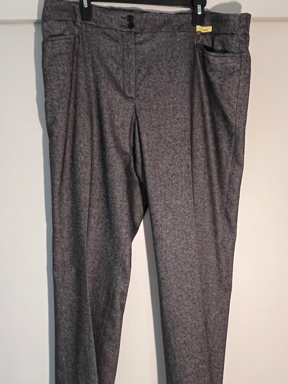 Talbots Heritage Gray Heather Straight Leg Dress Pants Women’s 18W Career